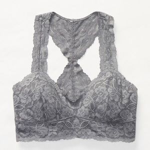 Free People Lace Racerback Bralette